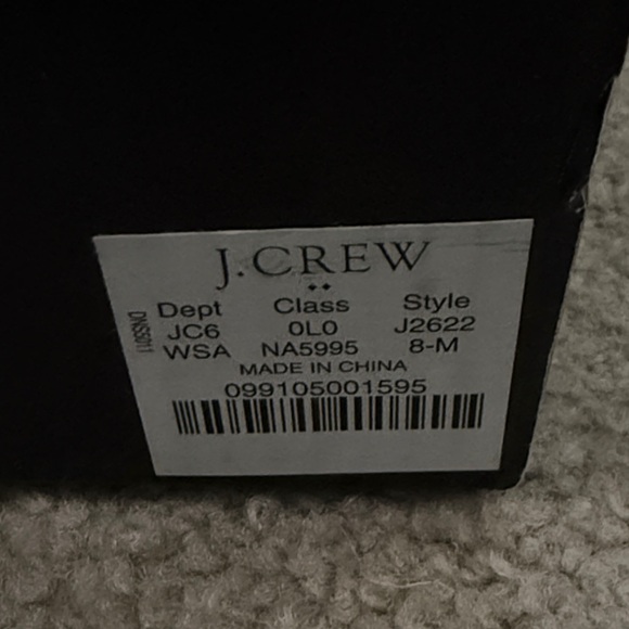 J.Crew Sandstone Cork Wedges new in box women’s size 8 - Picture 8 of 8